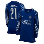 maglia jordan fourth stadium psg 2024-25 – manica lunga – bambini con stampa cup l.hernandez 21 Collezione | Kit e Maglie PSG