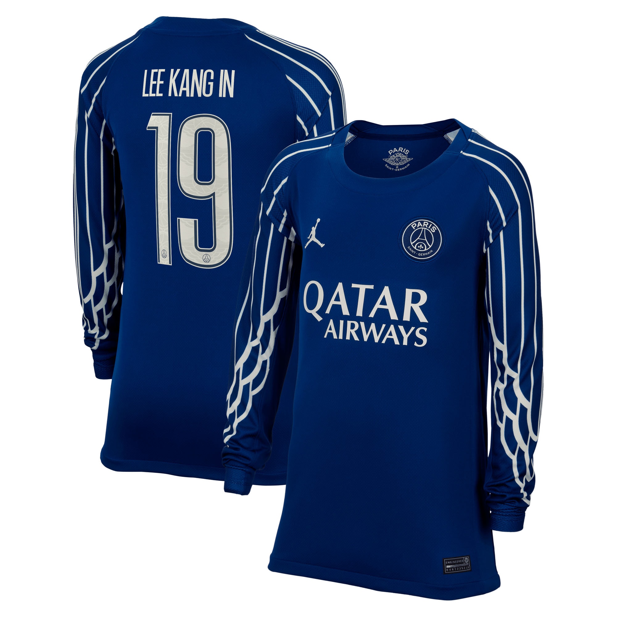maglia jordan fourth stadium psg 2024-25 – manica lunga – bambini con stampa cup lee kang in 19 Collezione | Kit e Maglie PSG