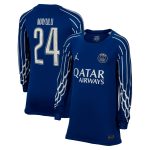 maglia jordan fourth stadium psg 2024-25 – manica lunga – bambini con stampa cup mayulu 24 Collezione | Kit e Maglie PSG