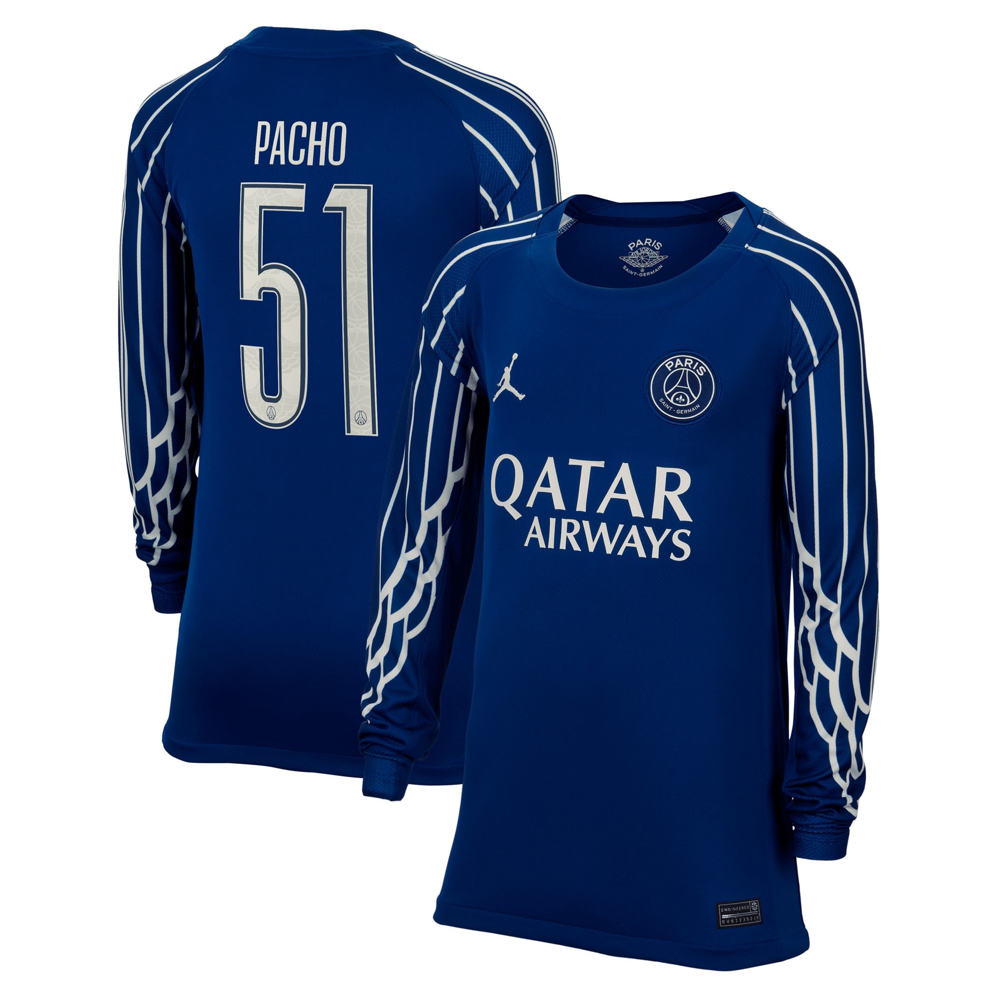 maglia jordan fourth stadium psg 2024-25 – manica lunga – bambini con stampa cup pacho 51 Collezione | Kit e Maglie PSG