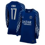 maglia jordan fourth stadium psg 2024-25 – manica lunga – bambini con stampa cup vitinha 17 Collezione | Kit e Maglie PSG