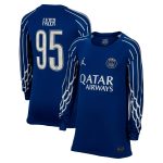 maglia jordan fourth stadium psg 2024-25 – manica lunga – bambini con stampa fazer 95 Collezione | Kit e Maglie PSG