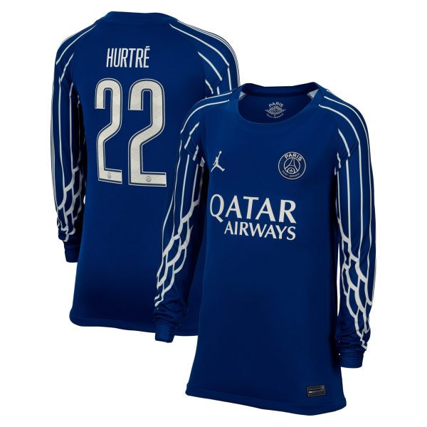 maglia jordan fourth stadium psg 2024-25 – manica lunga – bambini con stampa hurtre 22 Collezione | Kit e Maglie PSG