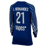 maglia jordan fourth stadium psg 2024-25 – manica lunga – bambini con stampa l.hernandez 21 Collezione | Kit e Maglie PSG