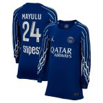 maglia jordan fourth stadium psg 2024-25 – manica lunga – bambini con stampa mayulu 24 Collezione | Kit e Maglie PSG