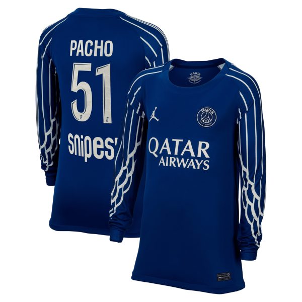 maglia jordan fourth stadium psg 2024-25 – manica lunga – bambini con stampa pacho 51 Collezione | Kit e Maglie PSG
