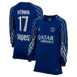maglia jordan fourth stadium psg 2024-25 – manica lunga – bambini con stampa vitinha 17 Collezione | Kit e Maglie PSG