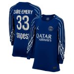 maglia jordan fourth stadium psg 2024-25 – manica lunga – bambini con stampa zaire-emery 33 Collezione | Kit e Maglie PSG