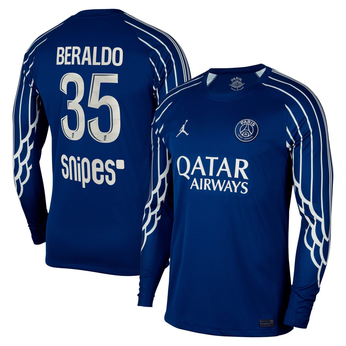 maglia jordan fourth stadium psg 2024-25 – manica lunga con stampa beraldo 35 Collezione | Kit e Maglie PSG
