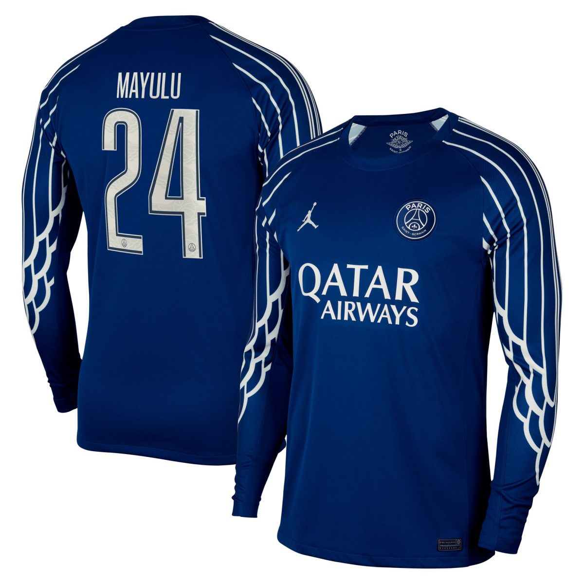 maglia jordan fourth stadium psg 2024-25 – manica lunga con stampa cup mayulu 24 Collezione | Kit e Maglie PSG