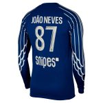 maglia jordan fourth stadium psg 2024-25 – manica lunga con stampa joao neves 87 Collezione | Kit e Maglie PSG