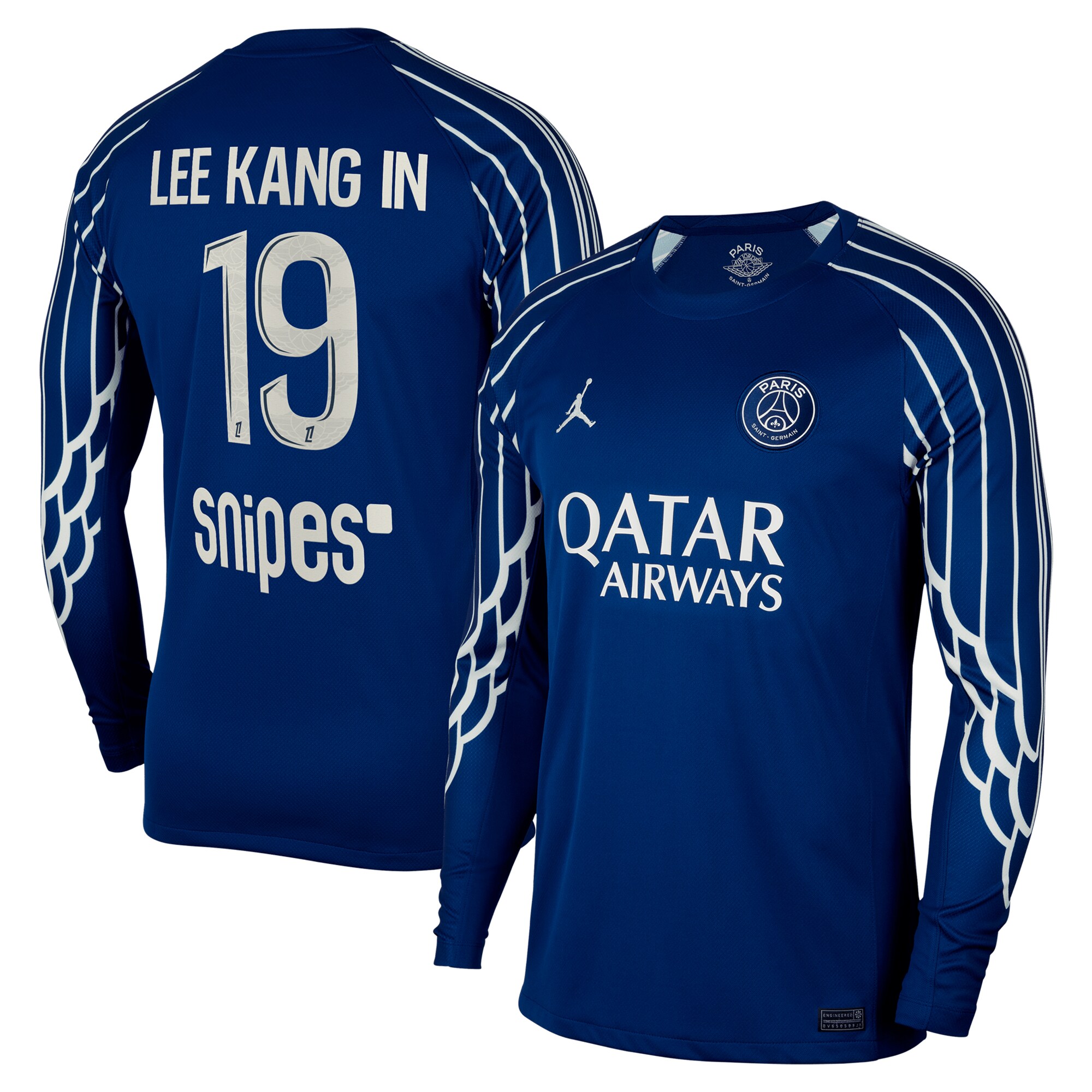 maglia jordan fourth stadium psg 2024-25 – manica lunga con stampa lee kang in 19 Collezione | Kit e Maglie PSG