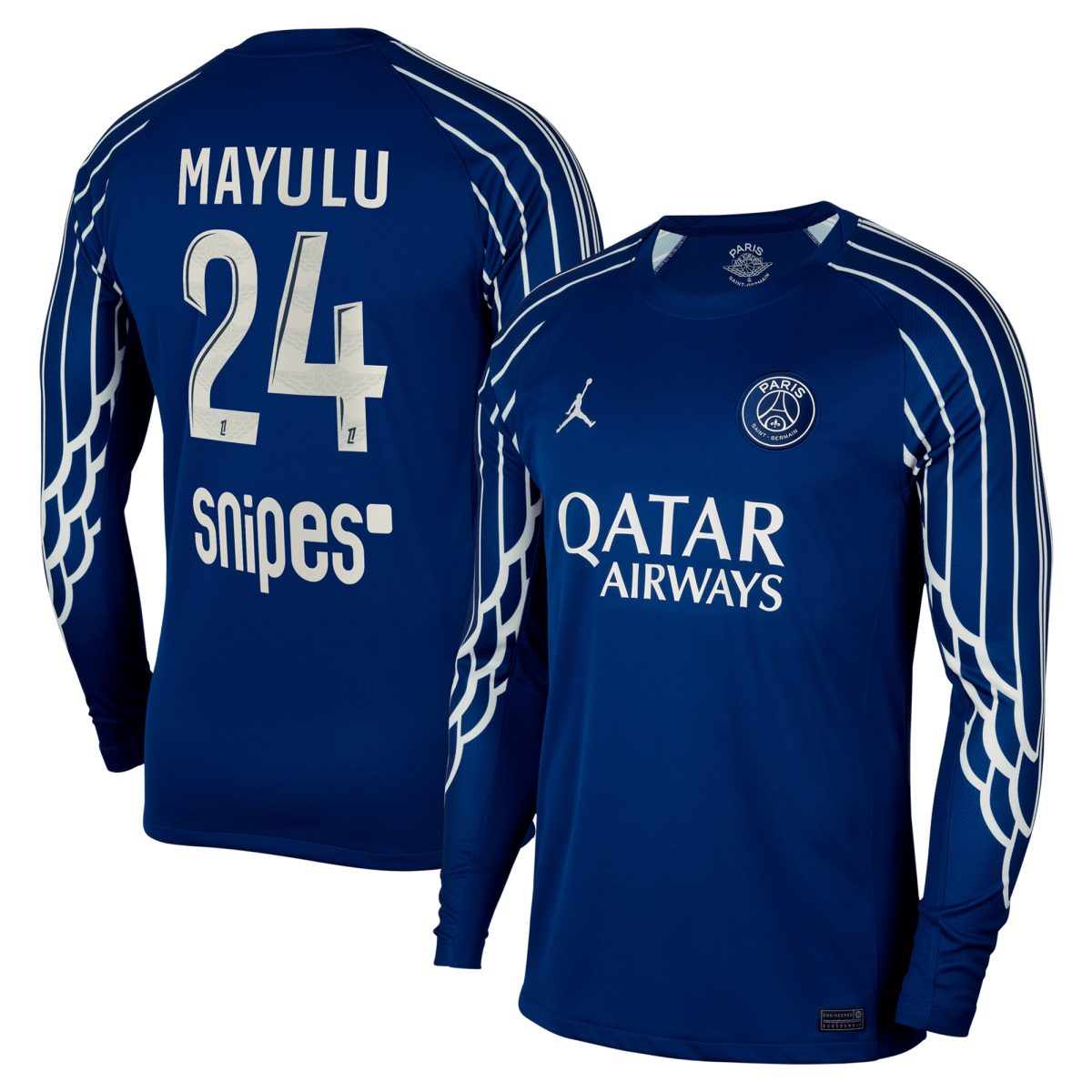 maglia jordan fourth stadium psg 2024-25 – manica lunga con stampa mayulu 24 Collezione | Kit e Maglie PSG