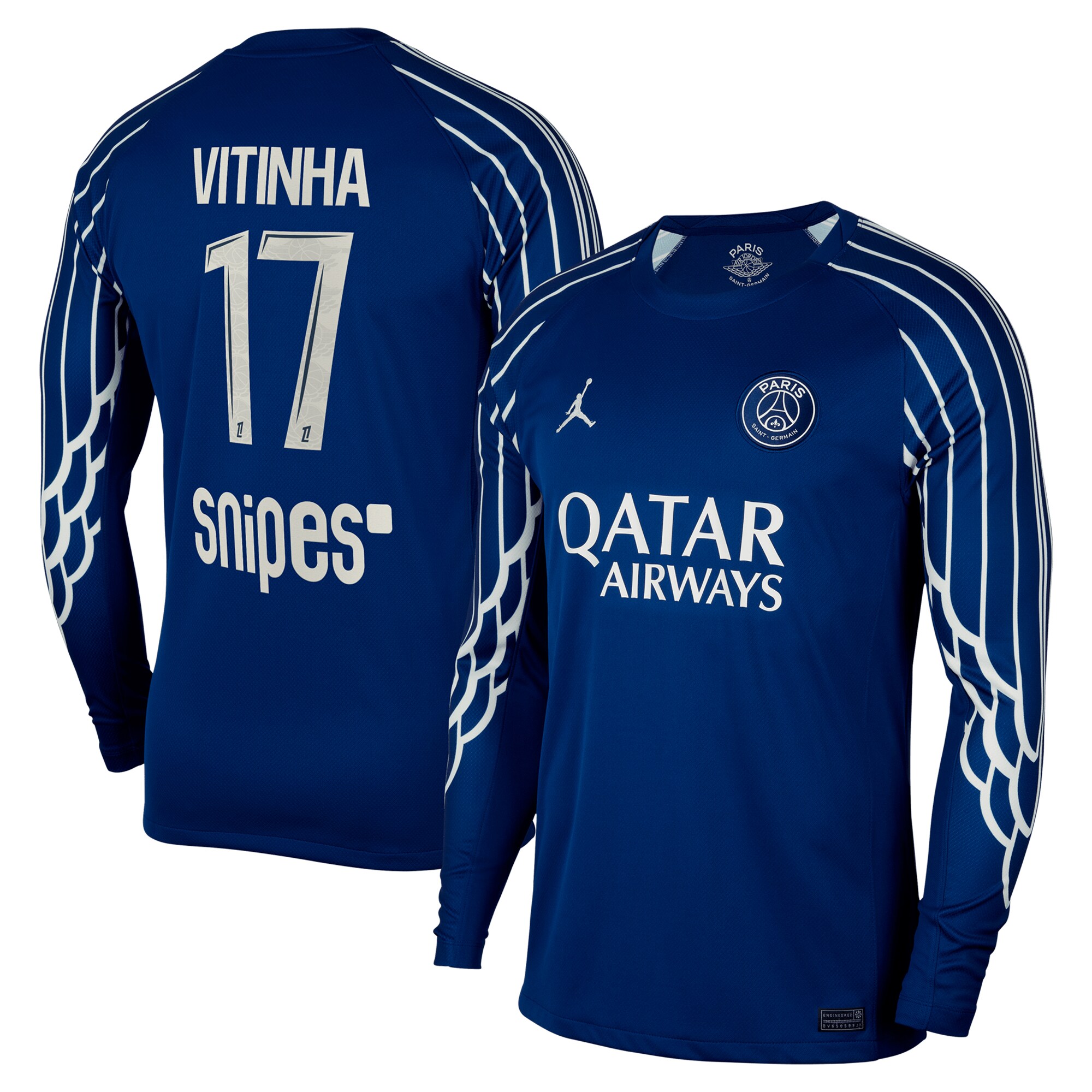 maglia jordan fourth stadium psg 2024-25 – manica lunga con stampa vitinha 17 Collezione | Kit e Maglie PSG