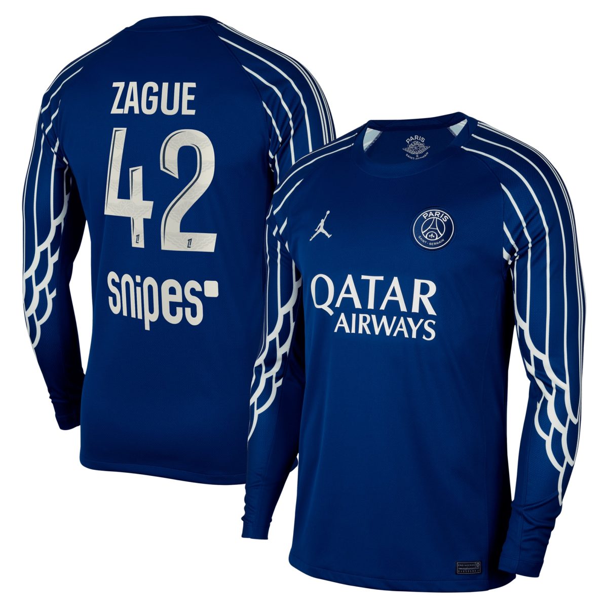 maglia jordan fourth stadium psg 2024-25 – manica lunga con stampa zague 42 Collezione | Kit e Maglie PSG
