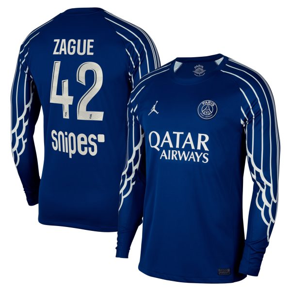 maglia jordan fourth stadium psg 2024-25 – manica lunga con stampa zague 42 Collezione | Kit e Maglie PSG