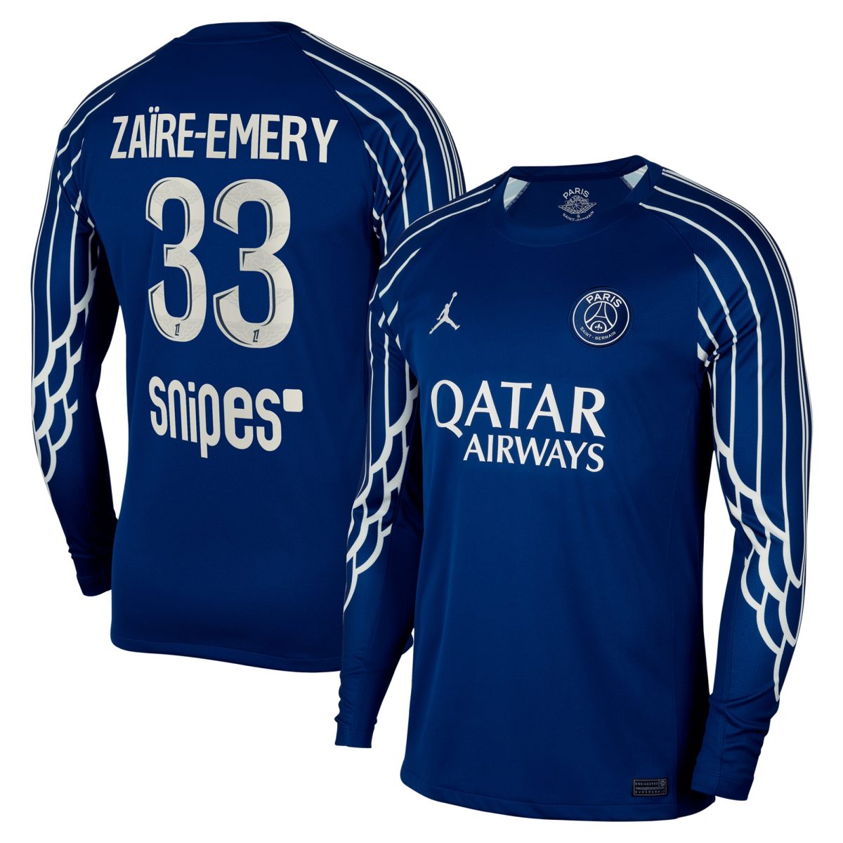 maglia jordan fourth stadium psg 2024-25 – manica lunga con stampa zaire-emery 33 Collezione | Kit e Maglie PSG