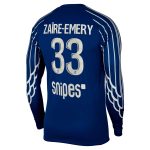 maglia jordan fourth stadium psg 2024-25 – manica lunga con stampa zaire-emery 33 Collezione | Kit e Maglie PSG