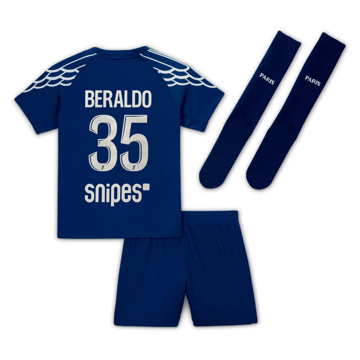 maglia psg jordan fourth stadium 2024-25 – bambini piccoli con stampa beraldo 35 Collezione | Kit e Maglie PSG