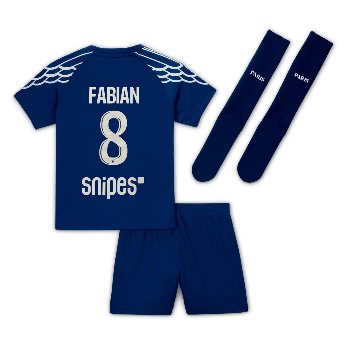maglia psg jordan fourth stadium 2024-25 – bambini piccoli con stampa fabian 8 Collezione | Kit e Maglie PSG