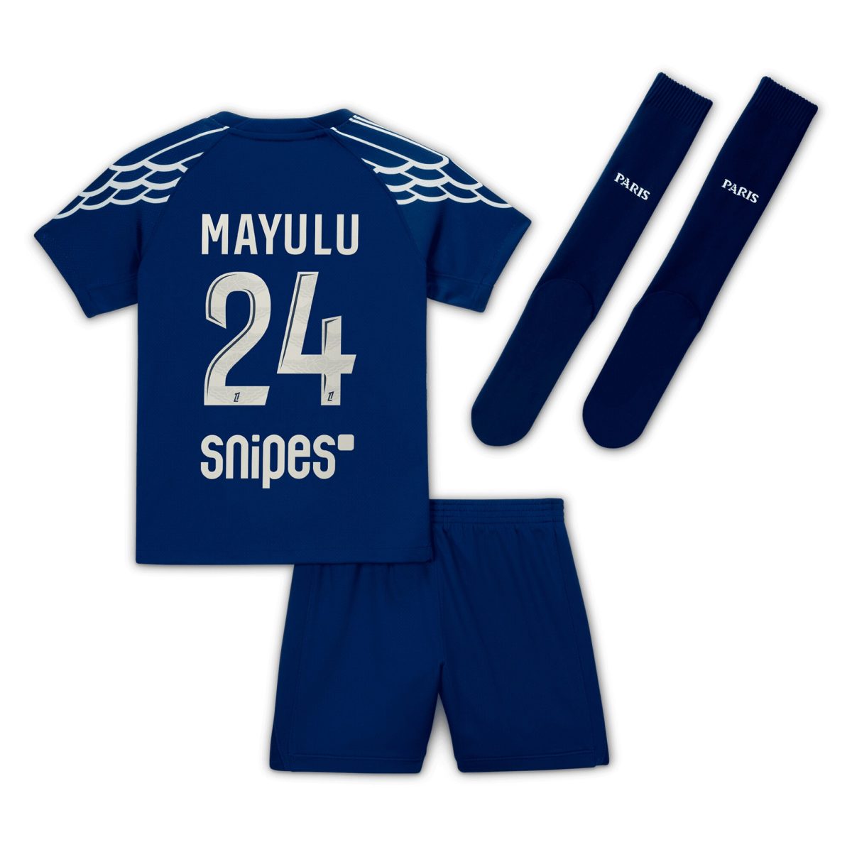 maglia psg jordan fourth stadium 2024-25 – bambini piccoli con stampa mayulu 24 Collezione | Kit e Maglie PSG