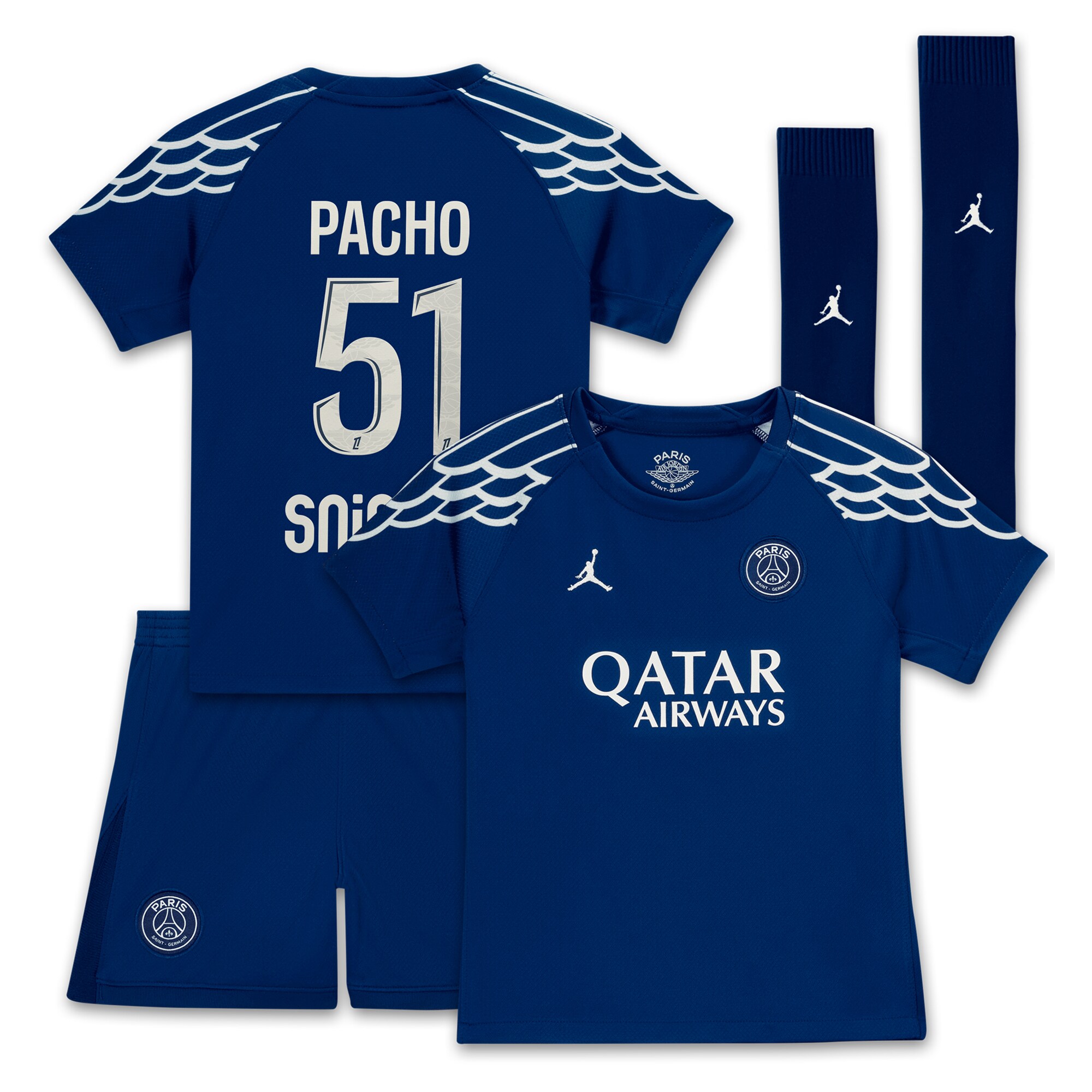 maglia psg jordan fourth stadium 2024-25 – bambini piccoli con stampa pacho 51 Collezione | Kit e Maglie PSG