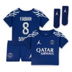 maglia psg jordan fourth stadium 2024-25 – neonato con stampa fabian 8 Collezione | Kit e Maglie PSG