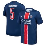 maglia psg nike home stadium 2024-25 – bambini con stampa cup marquinhos 5 Collezione | Kit e Maglie PSG