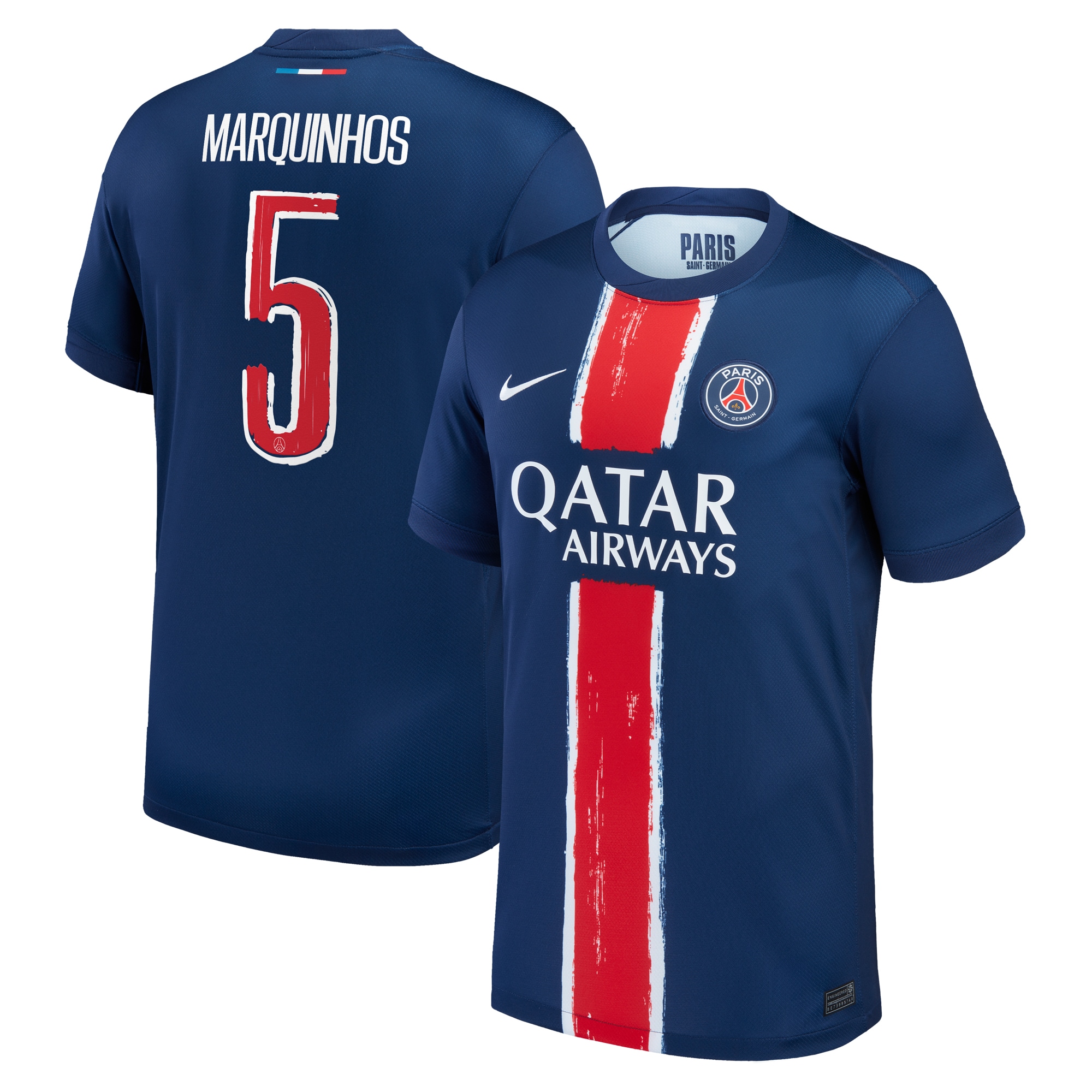 maglia psg nike home stadium 2024-25 – bambini con stampa cup marquinhos 5 Collezione | Kit e Maglie PSG