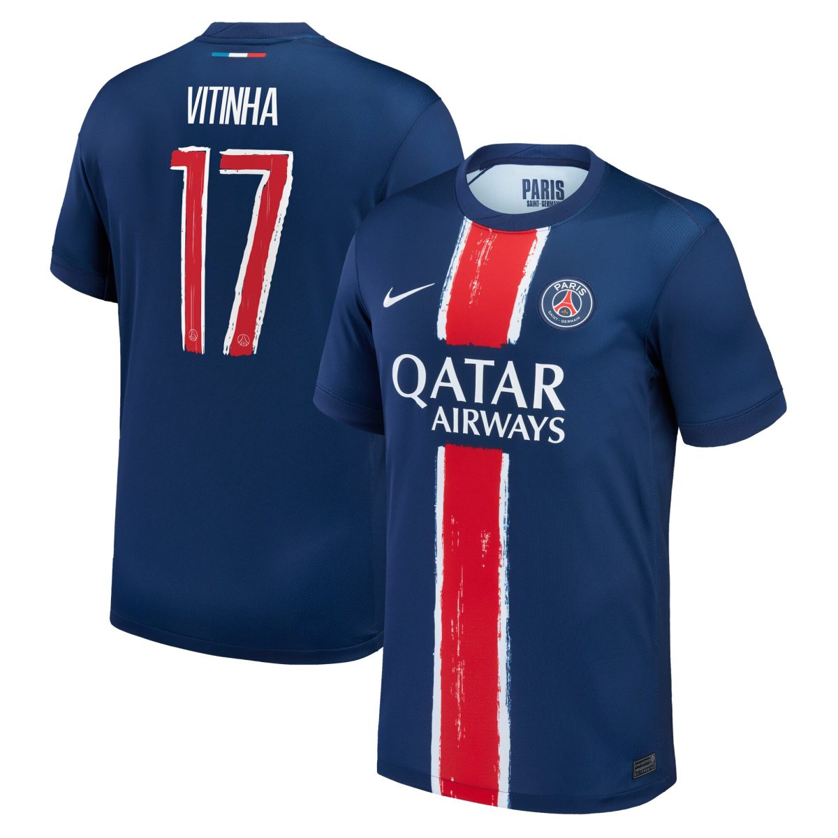 maglia psg nike home stadium 2024-25 – bambini con stampa cup vitinha 17 Collezione | Kit e Maglie PSG