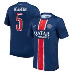 maglia psg nike home stadium 2024-25 – bambini con stampa de almeida 5 Collezione | Kit e Maglie PSG