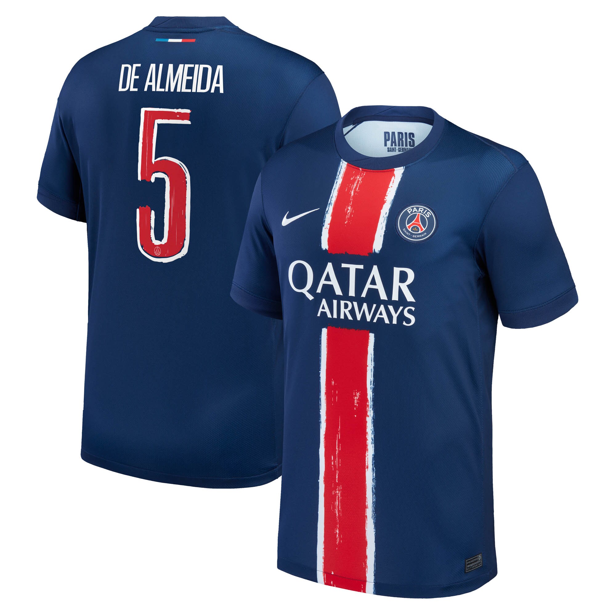maglia psg nike home stadium 2024-25 – bambini con stampa de almeida 5 Collezione | Kit e Maglie PSG
