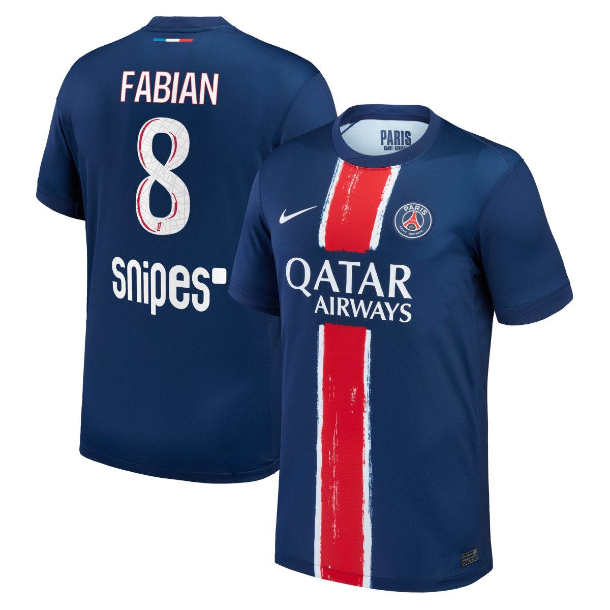 maglia psg nike home stadium 2024-25 – bambini con stampa fabian 8 Collezione | Kit e Maglie PSG
