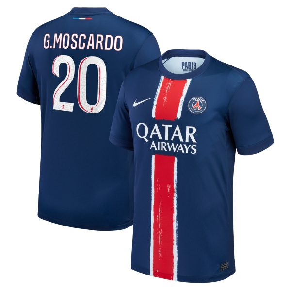 maglia psg nike home stadium 2024-25 – bambini con stampa g.moscardo 20 Collezione | Kit e Maglie PSG