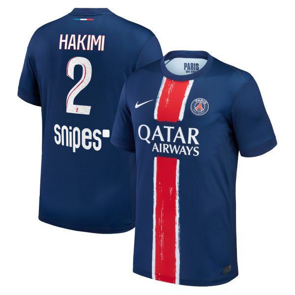 maglia psg nike home stadium 2024-25 – bambini con stampa hakimi 2 Collezione | Kit e Maglie PSG