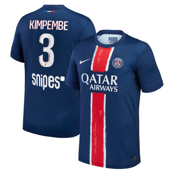 maglia psg nike home stadium 2024-25 – bambini con stampa kimpembe 3 Collezione | Kit e Maglie PSG