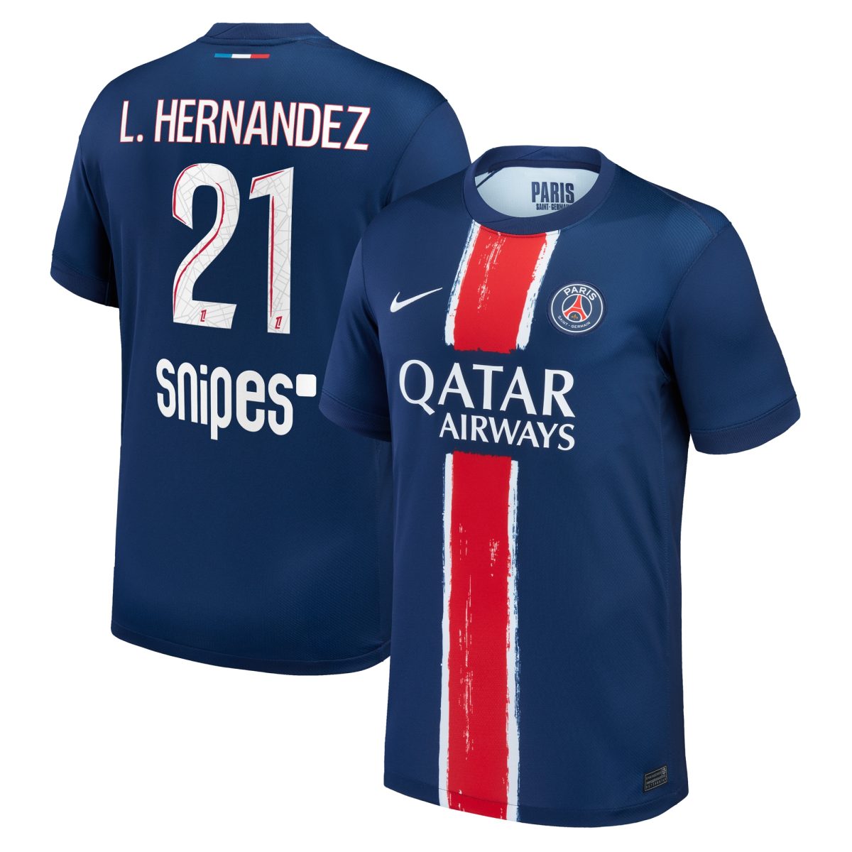 maglia psg nike home stadium 2024-25 – bambini con stampa l.hernandez 21 Collezione | Kit e Maglie PSG