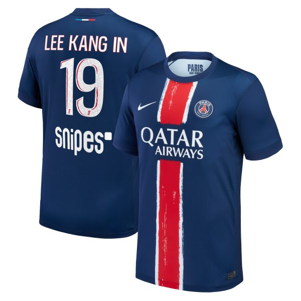 maglia psg nike home stadium 2024-25 – bambini con stampa lee kang in 19 Collezione | Kit e Maglie PSG