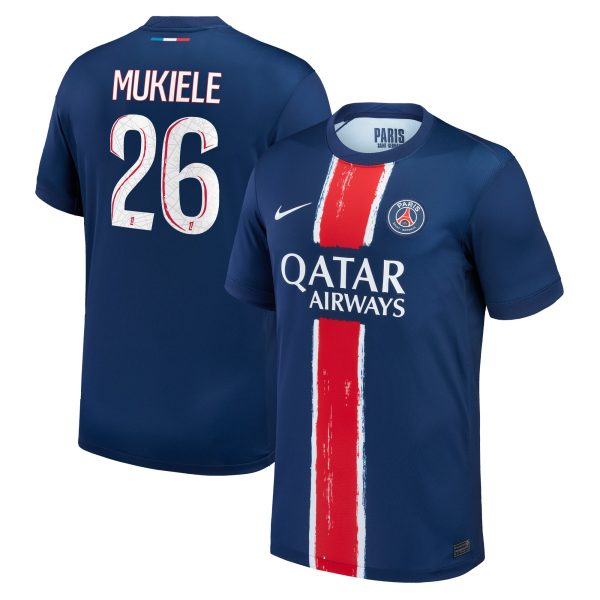 maglia psg nike home stadium 2024-25 – bambini con stampa mukiele 26 Collezione | Kit e Maglie PSG