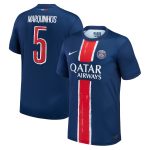 maglia psg nike home stadium 2024-25 con stampa cup marquinhos 5 Collezione | Kit e Maglie PSG