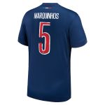 maglia psg nike home stadium 2024-25 con stampa cup marquinhos 5 Collezione | Kit e Maglie PSG