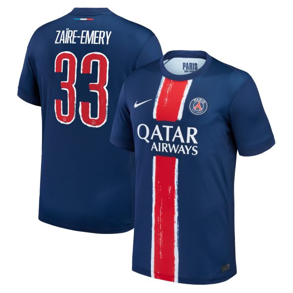 maglia psg nike home stadium 2024-25 con stampa cup zaire-emery 33 Collezione | Kit e Maglie PSG