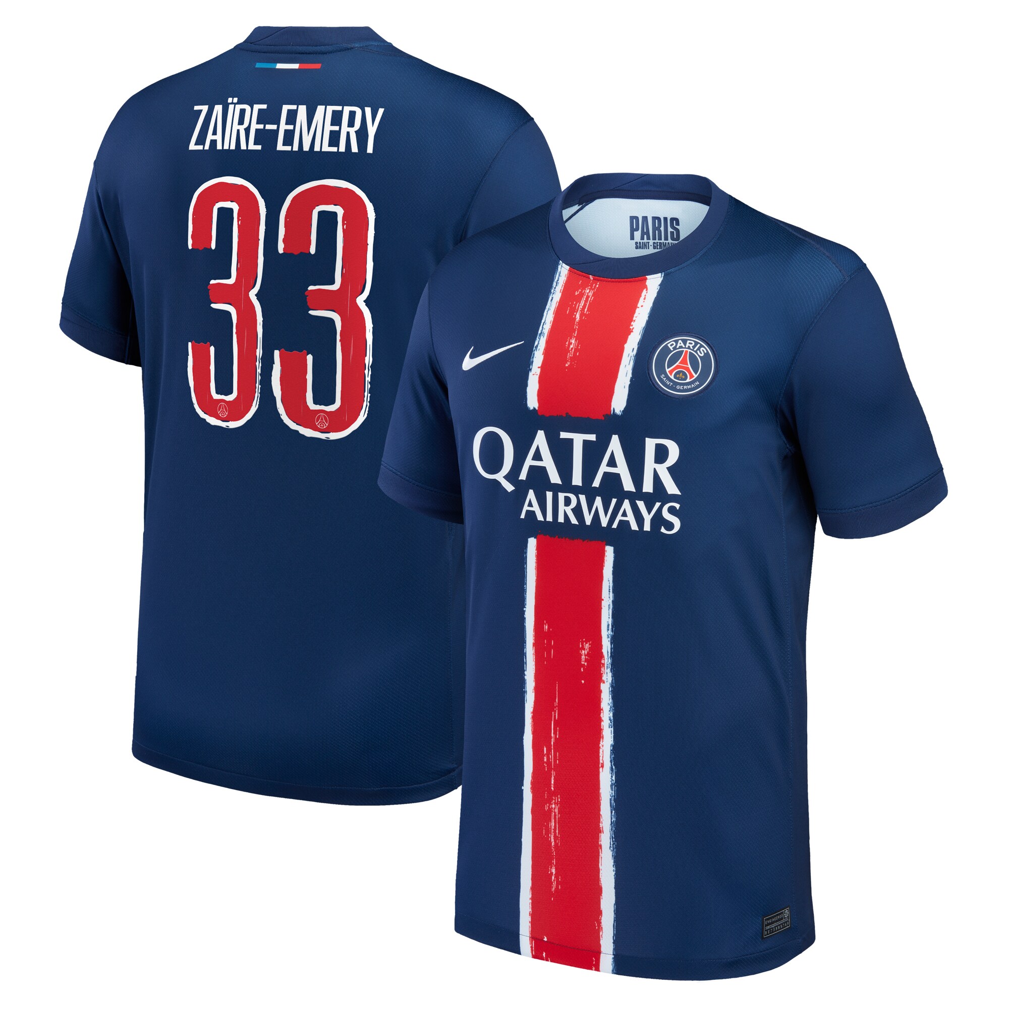 maglia psg nike home stadium 2024-25 con stampa cup zaire-emery 33 Collezione | Kit e Maglie PSG