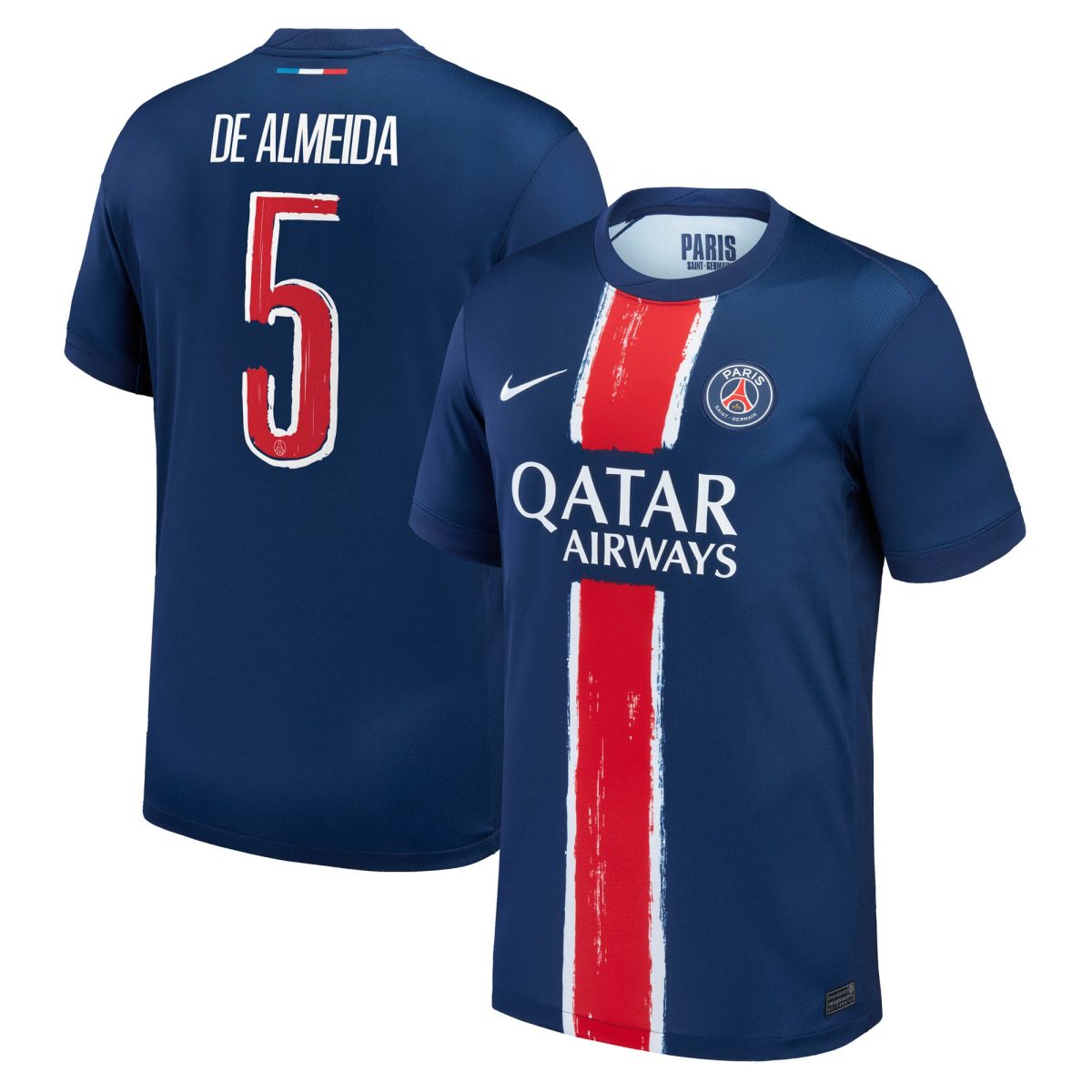 maglia psg nike home stadium 2024-25 con stampa de almeida 5 Collezione | Kit e Maglie PSG
