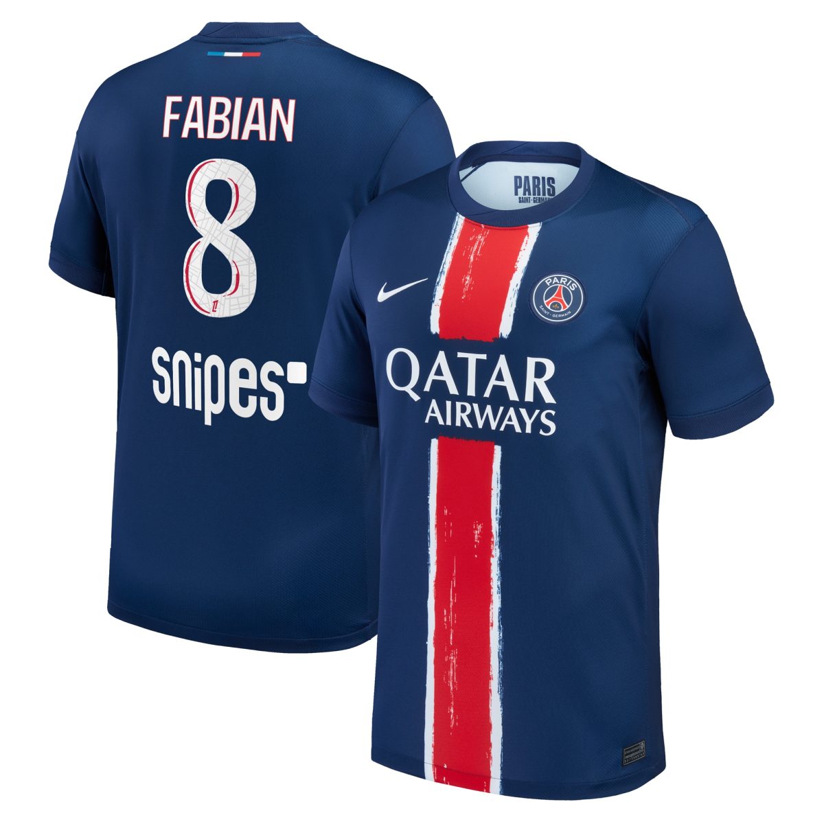 maglia psg nike home stadium 2024-25 con stampa fabian 8 Collezione | Kit e Maglie PSG