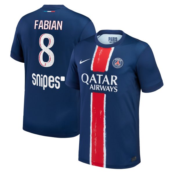 maglia psg nike home stadium 2024-25 con stampa fabian 8 Collezione | Kit e Maglie PSG