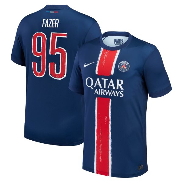 maglia psg nike home stadium 2024-25 con stampa fazer 95 Collezione | Kit e Maglie PSG