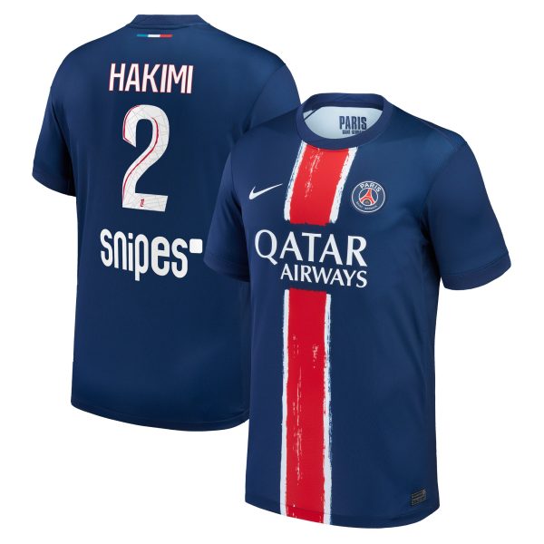 maglia psg nike home stadium 2024-25 con stampa hakimi 2 Collezione | Kit e Maglie PSG