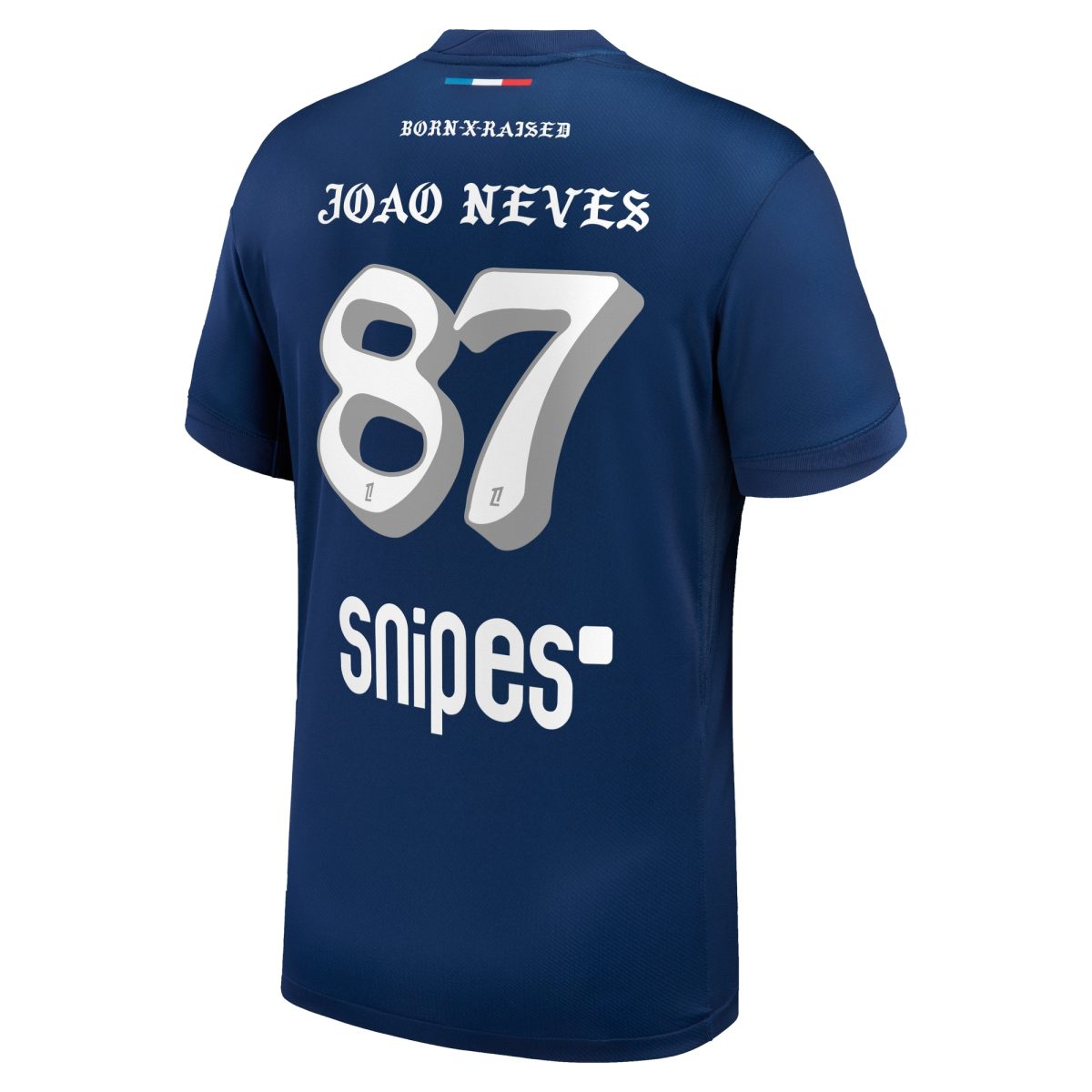 maglia psg nike home stadium 2024-25 con stampa joão neves 87 born x raised Collezione | Kit e Maglie PSG