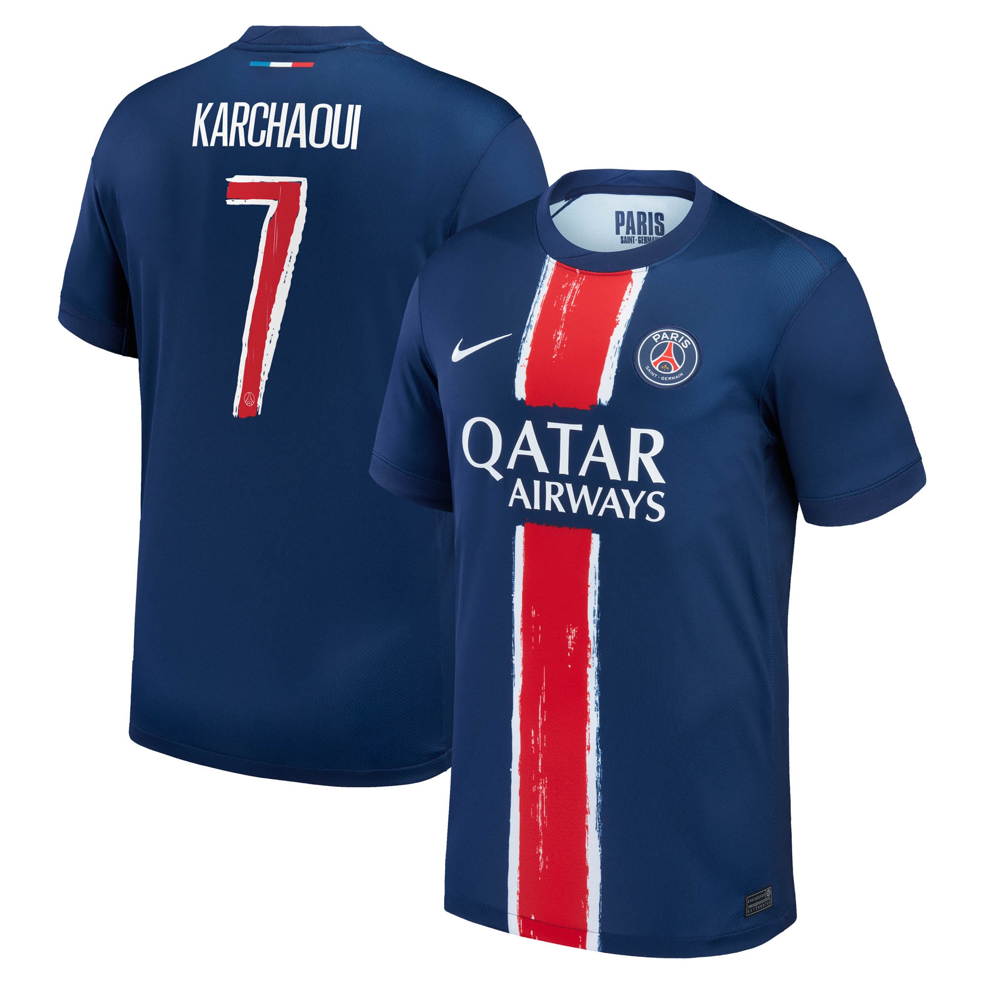 maglia psg nike home stadium 2024-25 con stampa karchaoui 7 Collezione | Kit e Maglie PSG